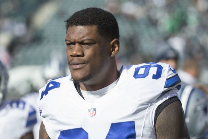 Randy Gregory with the Dallas Cowboys in 2017.
