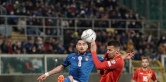Jorginho of Italy during the EQ playoff 1 Fifa World Cup Qatar 2022 match between Italy and Northern Macedonia on March 24, 2022