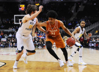 Jarrett Allen (31) during his time with Texas Longhorns in 2017.