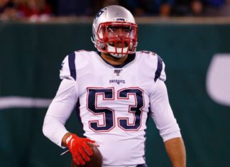 Kyle Van Noy with the New England Patriots in 2019
