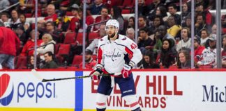 Tom Wilson with the Washington Capitals in 2019