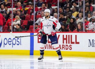 Tom Wilson with the Washington Capitals in 2019