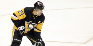 The Pittsburgh Penguins center Evgeni Malkin in 2019