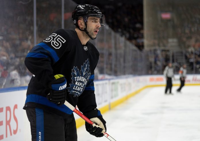 Toronto Maple Leafs defenceman Mark Giordano in March 2022