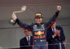 Winner Sergio Perez (MEX), Oracle Red Bull Racing at the F1 Monaco Grand Prix in May 2022