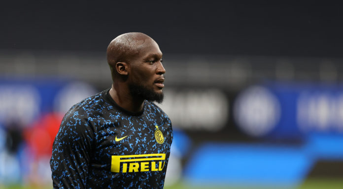 Romelu Lukaku during his first spell with Inter in 2021