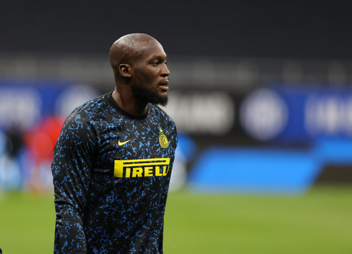Romelu Lukaku during his first spell with Inter in 2021