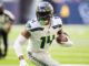Seattle Seahawks wide receiver DK Metcalf in 2021