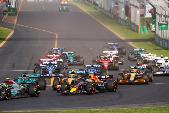 Start of 2022 Australian GP