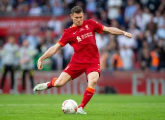 James Milner of Liverpool in May 2022