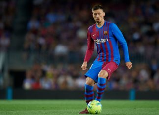 Clement Lenglet with Barca in 2022