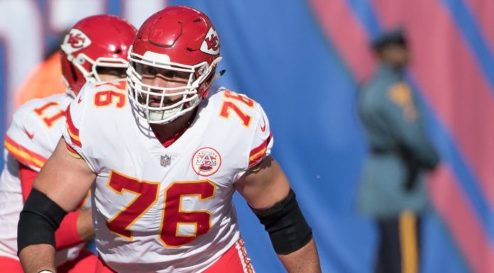 Kansas City Chiefs guard Laurent Duvernay-Tardif in 2017