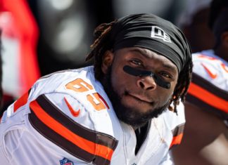 Larry Ogunjobi while in Cleveland