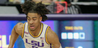 Trendon Watford with LSU in 2021