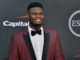 Zion Williamson at the 27th annual ESPY Awards in 2019