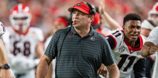 Georgia Bulldogs head coach Kirby Smart in 2021
