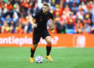 Matthijs de Ligt of Netherlands in June 2022