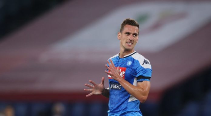 Juventus Signs Poland Striker Milik On Loan Arkadiusz Milik with Napoli in June 2020