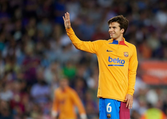 Riqui Puig of Barcelona in May 2022
