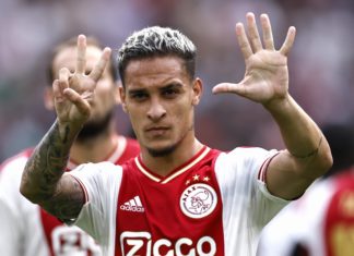 Antony Matheus Dos Santos of Ajax in August 2022