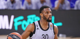 Norris Cole during the match between FC Barcelona and ASVEL Lyon-Villeurbanne in 2021