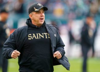 New Orleans Saints head coach Sean Payton in 2021