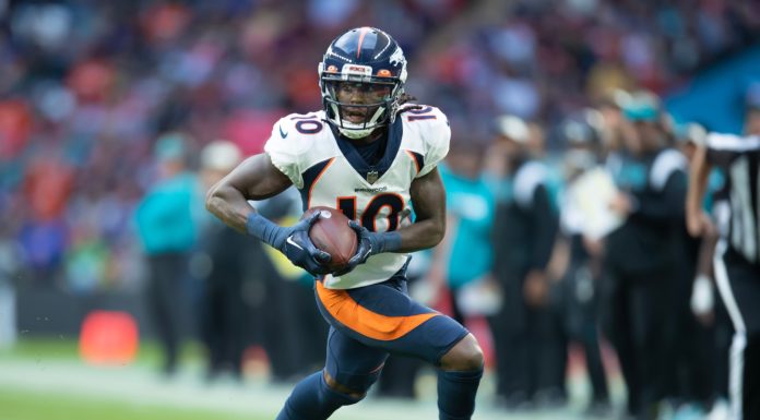 Denver Broncos Wide Receiver Jerry Jeudy in October 2022