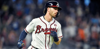 Dansby Swanson with the Atlanta Braves in 2019