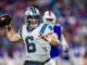Carolina Panthers quarterback Baker Mayfield in August 2022