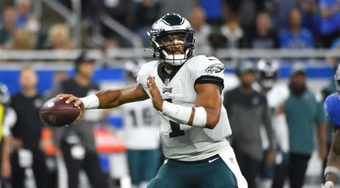 Philadelphia Eagles QB Jalen Hurts in September 2022