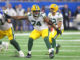 Green Bay Packers guard Elgton Jenkins (74) in November 2022