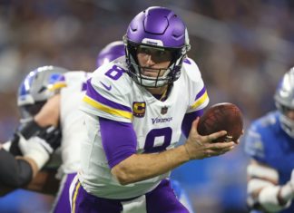 Kirk Cousins with the Minnesota Vikings in December 2022.