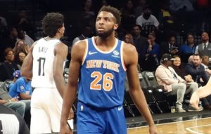 Mitchell Robinson with the New York Knicks in 2018