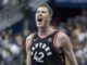 Jakob Poeltl with the Spurs in 2018