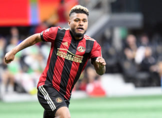 Josef Martinez during a Atlanta United v Toronto match in 2018