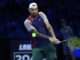 Nick Kyrgios Withdraws From 2023 Wimbledon Due to a Wrist Injury Nick Kyrgios of Australia controls the ball during the Round Robin Green Group double match between Thanasi Kokkinakis of Australia and Nick Kyrgios of Australia at Day Four of the Nitto ATP World Tour Finals in November 2022