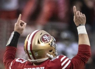 San Francisco 49ers quarterback Brock Purdy in Santa Clara, California, United States in Jan 2023