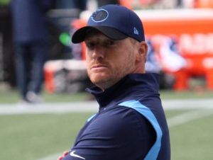 Todd Downing with the Titans in 2021