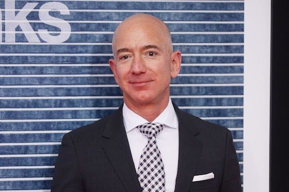 Jeff Bezos at "The Post" premiere in 2017