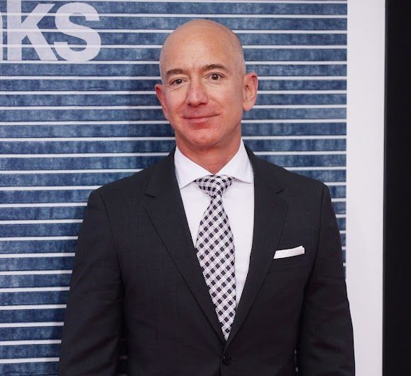 Jeff Bezos at "The Post" premiere in 2017