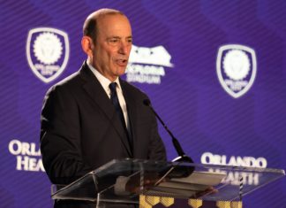 Major League Soccer commissioner Don Garber in 2021