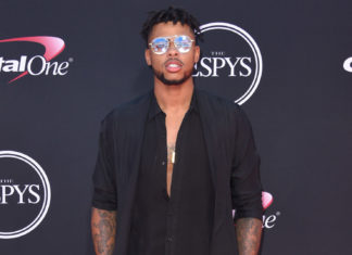 D'Angelo Russell at the ESPY Awards in July 2017