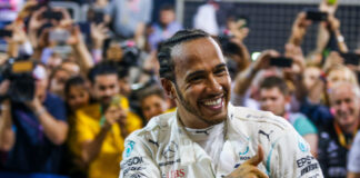Lewis Hamilton at the Motorsports: FIA Formula One World Championship 2019