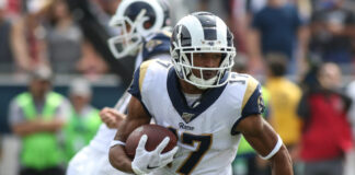 Robert Woods with the Los Angeles Rams in 2019