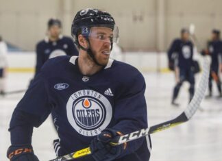 Edmonton Oilers' Connor McDavid in 2020