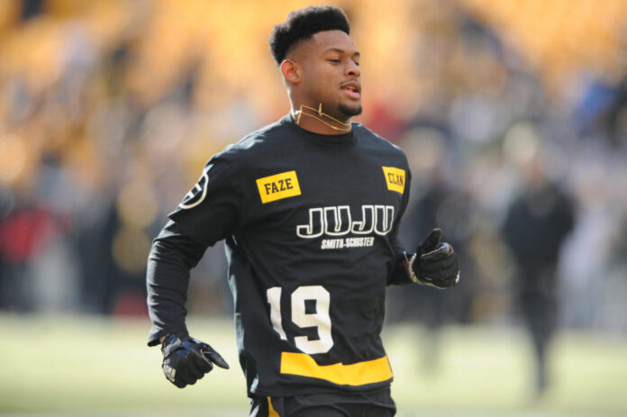 JuJu Smith-Schuster with Steelers in 2018