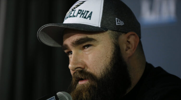 Jason Kelce Opts Against Retirement, Returning to the Eagles for Another Season Jason Kelce in 2018.