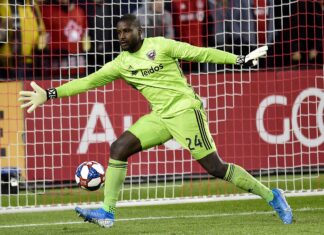 Bill Hamid with D.C. United in 2019