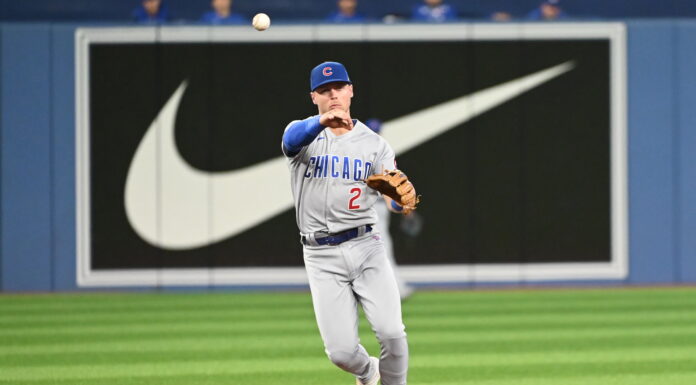 Cubs and 2B Nico Hoerner Agree to 3-Year, $35 Million Extension Nico Hoerner with Chicago Cubs in August 2022.