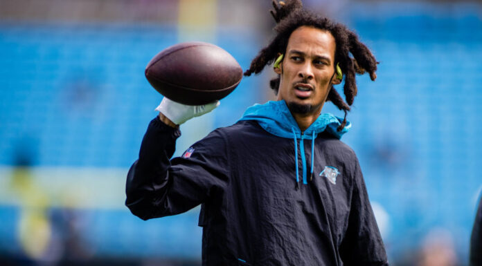Robbie Anderson with the Carolina Panthers in October 2022